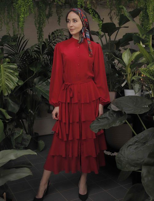 Abito Jasmine – “Rosso passione”